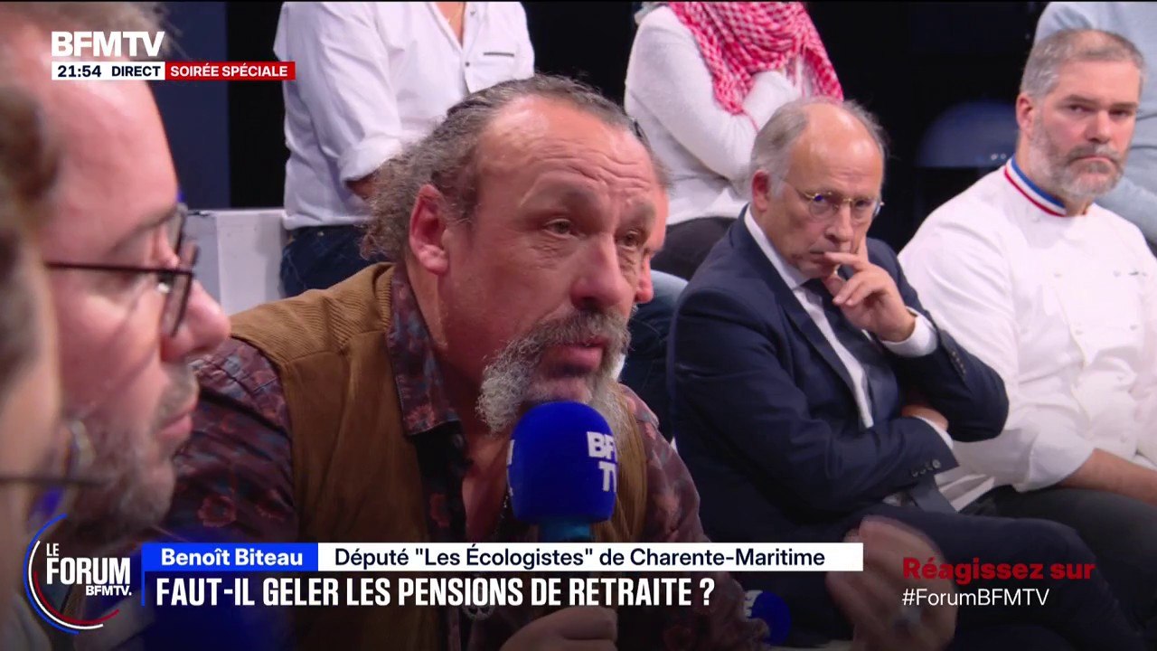 FORUM BFM - "On ne veut régler le problème des retraites que par le prisme de l'économie sur les dépenses", estime Benoît Biteau (Les Écologistes)