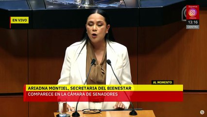Ariadna Montiel, secretaria del Bienestar, comparece en la Cámara de Diputados