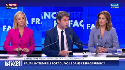 Port du voile par des fillettes : «Il y a un enjeu de protection des mineures», considère Gabriel Attal