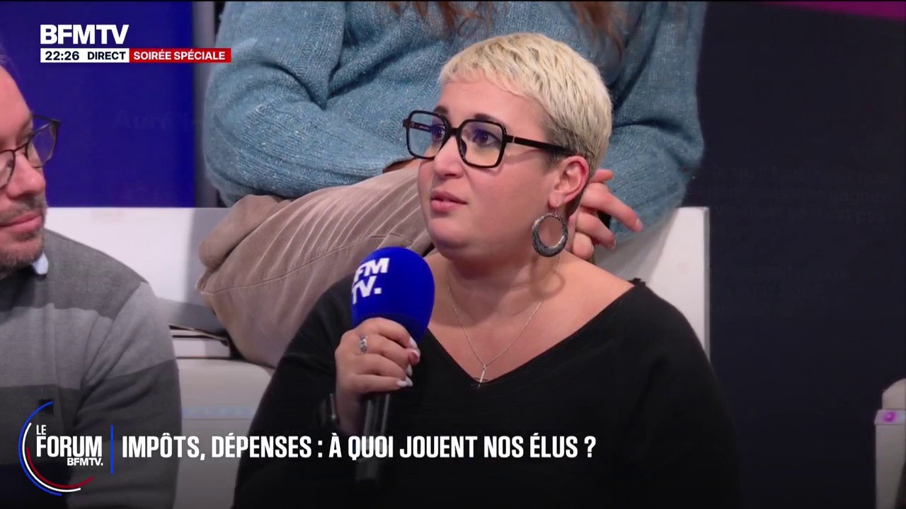 FORUM BFM - Forcer les plus riches à prêter de l'argent à l'État "n'est pas plus juste que de geler des retraites à 1.400 euros", assure Aurélie, agent immobilier