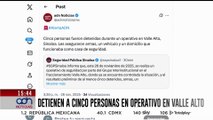 🚨¡Última Hora! Operativo en Valle Alto deja cinco detenidos con armas y un inmueble asegurado