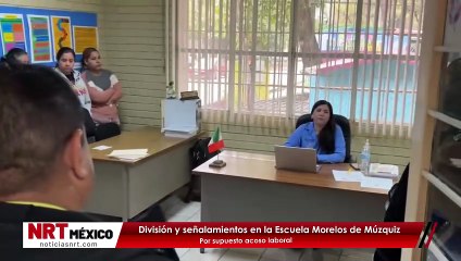 Docentes y padres de familian debaten por presunto acoso laboral en Muzquiz