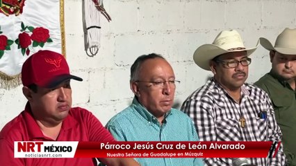 Cabalgata Guadalupana por la Paz: Parroquia de Nuestra Señora de Guadalupe en Múzquiz