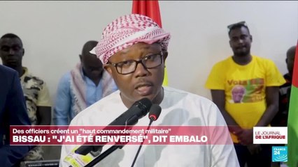 Le président bissau-guinéen Umaro Sissoco Embalo dit avoir été "renversé" par des militaires
