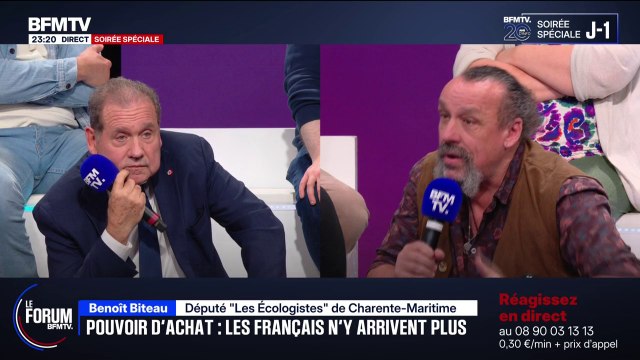 FORUM BFM - La transition écologique, c'est pas une option mais ce n'est pas aux citoyens de la financer , assure Benoît Biteau, député Écologiste de Charente-Maritime