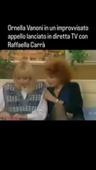 Ornella vanoni con raffaella carra' a pronto raffaella nel 1984