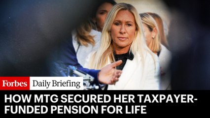 How Marjorie Taylor Greene Locked In Her Taxpayer-Funded Pension For Life