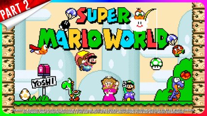 Super Mario World (SNES - US) Longplay PART 2 of 2 (100% All 96 Exits, 2 Players)