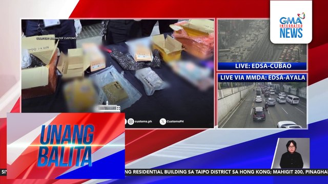 P807,000 halaga ng marijuana, nabisto sa loob ng mga bag charm | Unang Balita