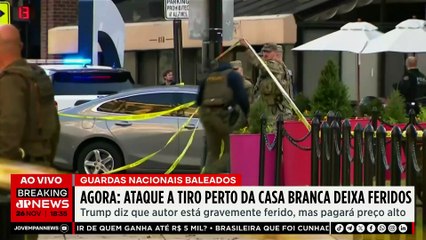 ATAQUE NOS EUA DEIXA DOIS BALEADOS PRÓXIMO À CASA BRANCA | OS PINGOS NOS IS - 26/11/25