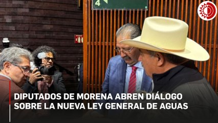 Diputados de Morena y líder agrario revisarán a fondo la ley hídrica