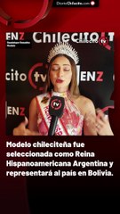 Modelo chileciteña fue seleccionada como Reina Hispanoamericana Argentina y representará al país en Bolivia.