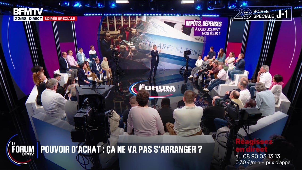 Le Forum BFMTV – Impôts, dépenses : à quoi jouent nos élus ?