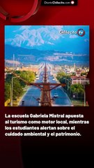 La escuela Gabriela Mistral apuesta al turismo como motor local, mientras los estudiantes alertan sobre el cuidado ambiental y el patrimonio.
