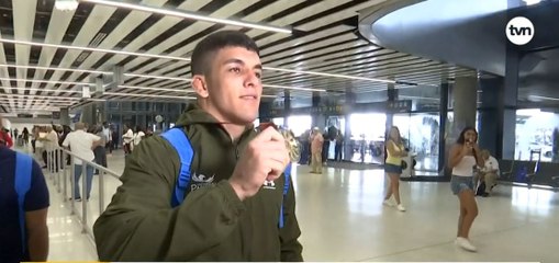 Ángel Cortés llegó a Panamá con su medalla de oro
