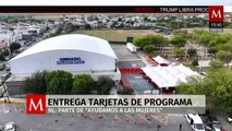 En Nuevo León, hacen entrega de las tarjetas del programa 