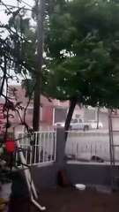 Fuerte temporal azota a la localidad de Aguas Blancas