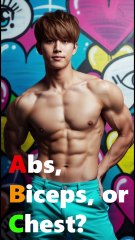 Heart Painted in Color, Strength Carved in Light CuteHunk Material AI