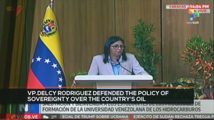 FTS 20:30 26-11: VP Rodriguez defended sovereignty over the country's oil