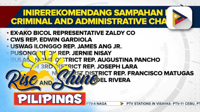 Walong tinaguriang ‘congtractors,’ inirekomenda ng DPWH at ICI sa Ombudsman na sampahan ng plunder sa Sandiganbayan | ulat ni Isaiah Mirafuentes