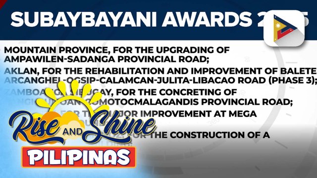 PBBM, kinilala ang ilang DILG offices at LGUs na nagpakita ng husay sa paglilingkod at pagpapatupad sa proyekto ng pamahalaan | ulat ni Joshua Garcia