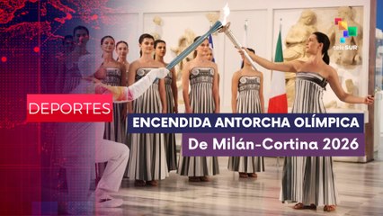 Encendida antorcha Olímpica de Invierno de Milán-Cortina 2026 DEPORTES EDICIÓN CENTRAL 26-11-2025