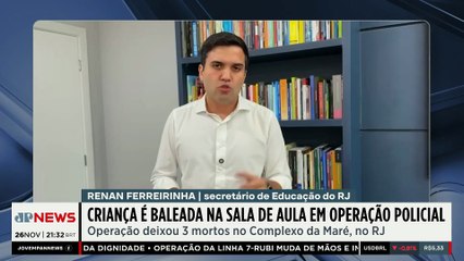 Criança é baleada dentro da sala de aula durante operação policial no Rio
