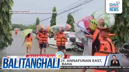 31 pamilya sa Brgy. Annafunan East, inilikas dahil sa baha | Balitanghali