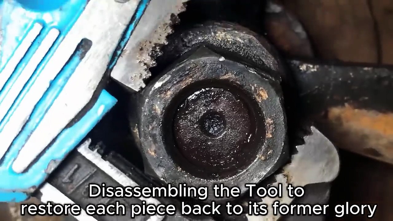 120 Years Underground_ Rusty Antique Double-Cylinder Air Compressor Restoration(720P_HD)