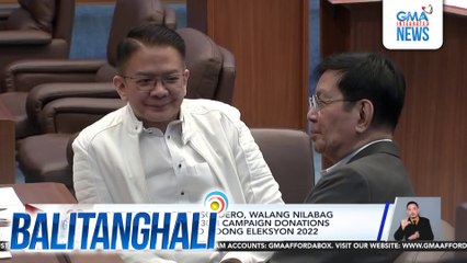 Comelec - Sen. Chiz Escudero, walang nilabag sa pagtanggap ng P30-M campaign donations ni Lawrence Lubiano noong Eleksyon 2022 | Balitanghali