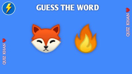Can Guess The Word By Emoji🤔 || Emoji Quiz Challe