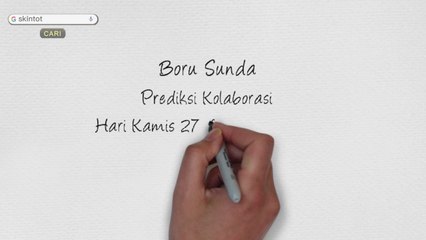 Kode Syair Boru Sunda Hari Kamis 27 November 2025 #PakTuntung