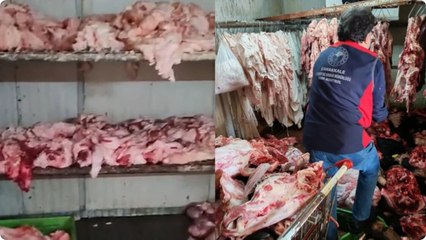 Görüntüler mide bulandırdı: Bunları halka yedireceklerdi