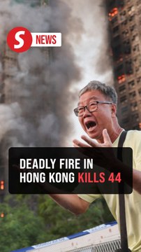 Three arrested in Hong Kong, as high-rise fire leaves at least 44 dead and 279 reported missing