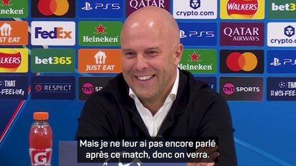 Liverpool - Slot évoque son avenir après le lourd revers contre le PSV