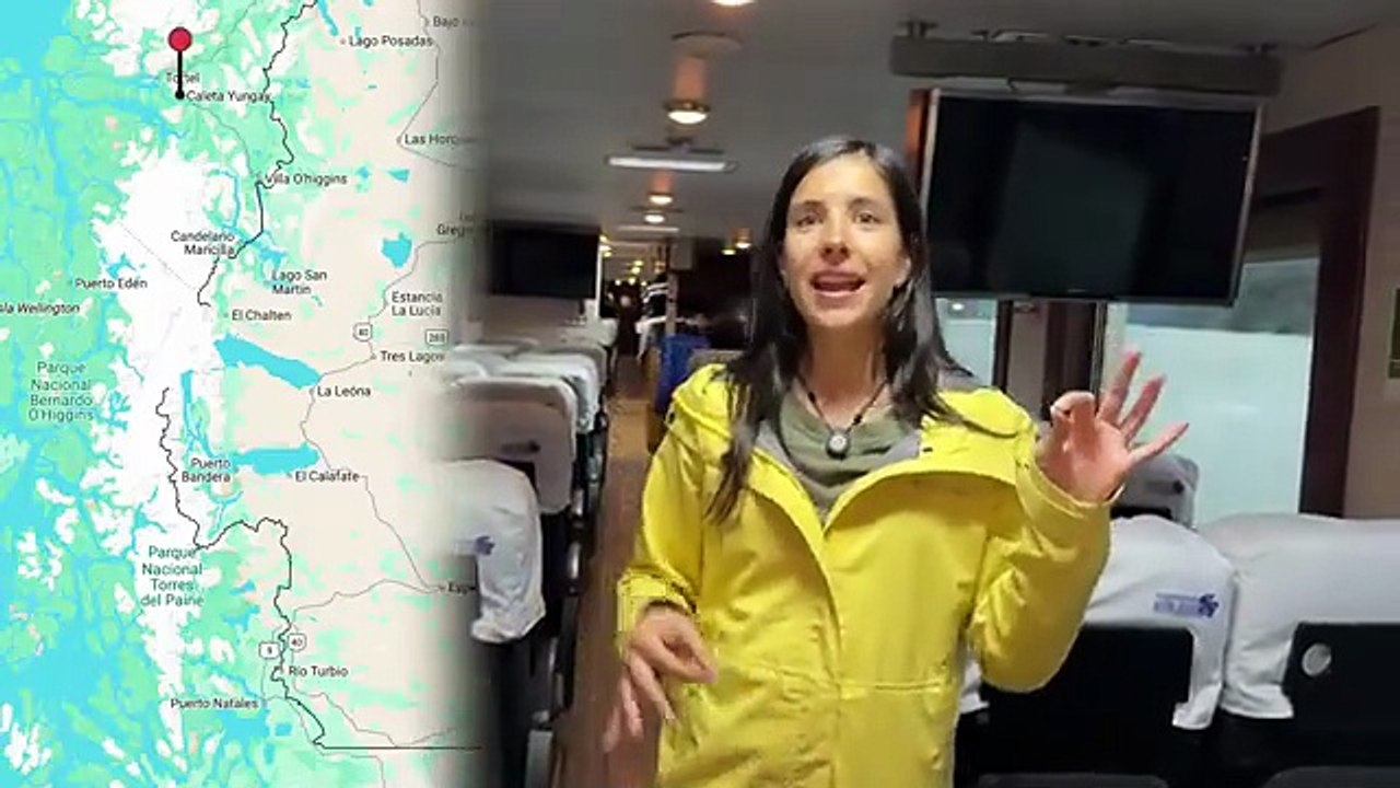 Carretera Austral 6 Puerto Yungay Puerto Natales navegando