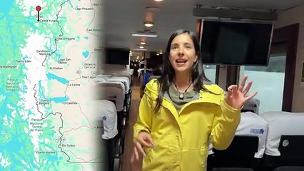 Carretera Austral 6 Puerto Yungay Puerto Natales navegando