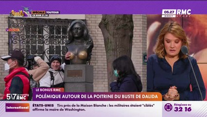 Le bonus RMC : Polémique autour de la poitrine du buste de Dalida - 27/11