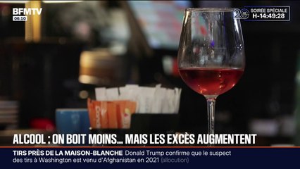 La consommation d'alcool a diminué de près de 6% en 2024