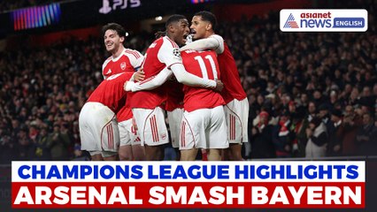 Arsenal vs Bayern Munich Highlights | Saka & Martinelli Fire in Champions League Thriller