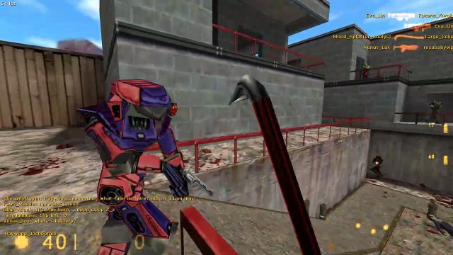 Half-Life Deathmatch Multiplayer Crowbar Gameplay | crossfire