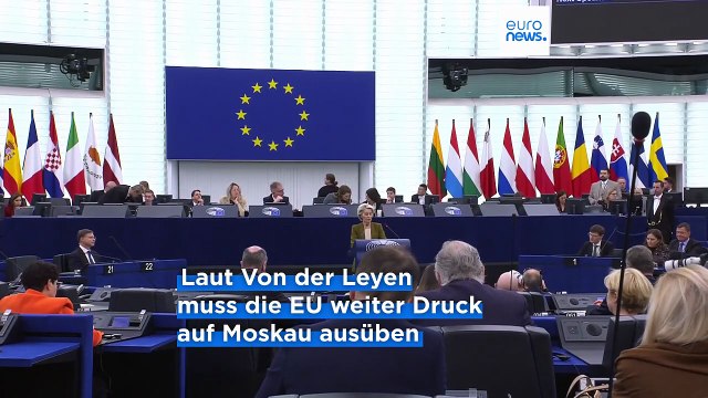 Von der Leyen zu Ukraine-Verhandlungen: Russland hat seine Einstellung nicht geändert