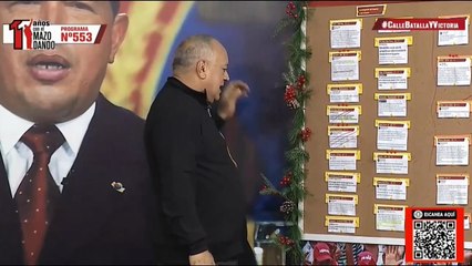 El ministro Diosdado Cabello afirma que Venezuela "decide quién vuela y quién no"