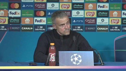 Luis Enrique haciendo de las suyas en rueda de prensa