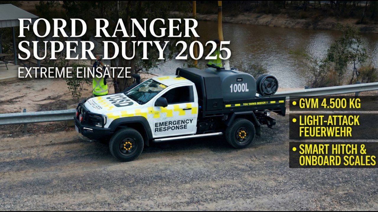 4.500 kg GVM! Ford Ranger Super Duty im Härtetest