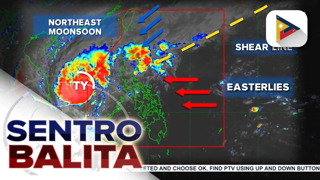 Epekto ng Shear line, patuloy ibinababala ng PAGASA;  Bagyong Verbena, nasa labas na ng PAR at lumakas sa 'Typhoon' na