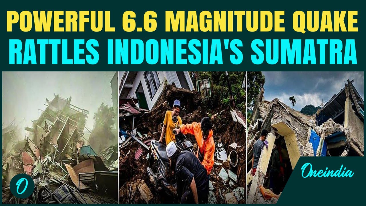 Indonesia Earthquake BREAKING: Powerful 6.6 Magnitude Quake SHAKES Sumatra | Tsunami Threat?