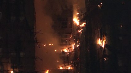 香港住宅区发生大火造成44人死亡279人失踪