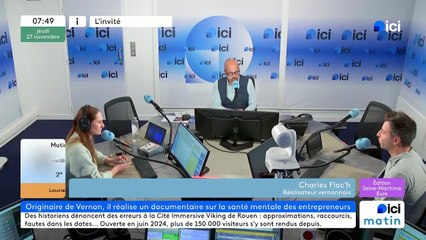 Originaire de Vernon, il réalise un documentaire sur la santé mentale des entrepreneurs