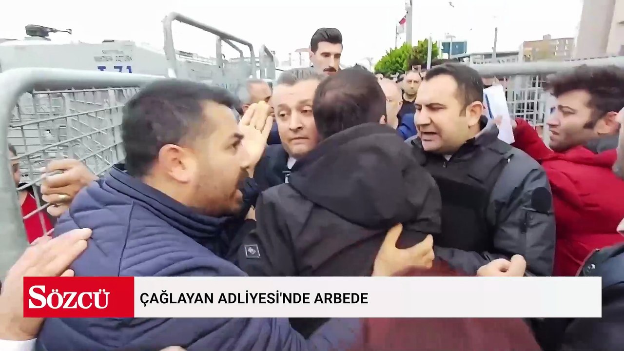 Çağlayan Adliyesi'nde arbede